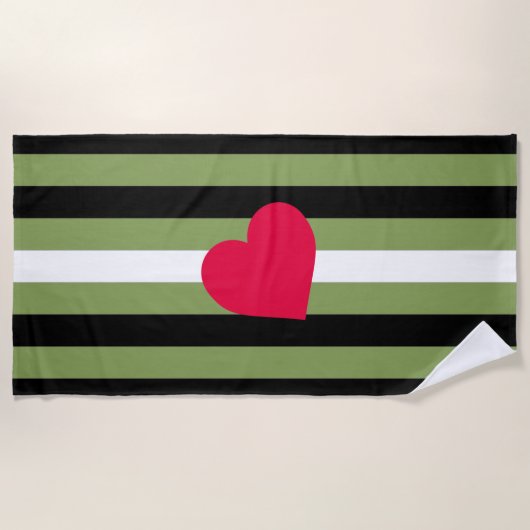 ボイプライド国旗 ビーチタオル (正面)