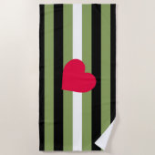 ボイプライド国旗 ビーチタオル (正面)