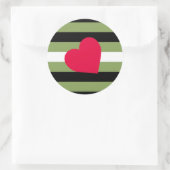 ボイプライド国旗 ラウンドシール (バッグ)