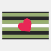 ボイプライド国旗 長方形シール (正面)