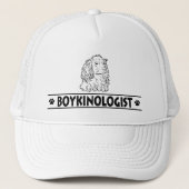 ボイユーモアのあるキンスパニエル犬 キャップ (正面)