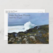 ボイラベイ州ウェイサイドオレゴン州デポー湾 ポストカード (正面/裏面)