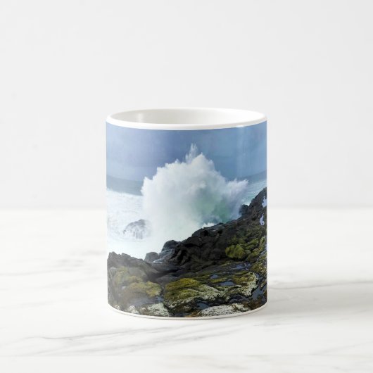 ボイラベイ州ウェイサイド、オレゴン州デポー湾 コーヒーマグカップ (中央)