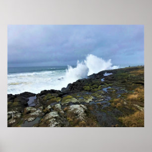 ボイラベイ州ウェイサイド、オレゴン州デポー湾 ポスター