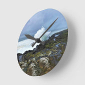 ボイラーベイ州ウェイサイド、デポエベイ、オレゴン ラウンド壁時計 (傾斜)
