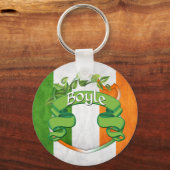 ボイルアイリッシュシールド キーホルダー (正面)