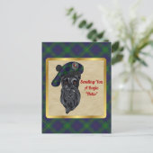 ボイルクランバッジ&タータンチェックポストカード ポストカード (スタンド正面)