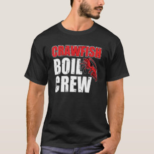 ボイルクルークロフィッシュファンロブスターエビ魚介類フェスティ Tシャツ