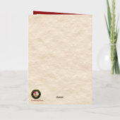 ボイルスタッグ&ロビンタータンチェック パーソナライズされた シーズンカード (裏面)