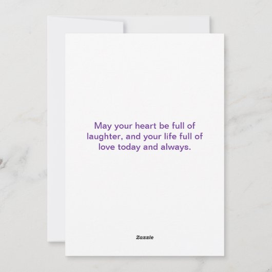 ボイレットフラワーデリケートフローラ誕生日カード シーズンカード (裏面)