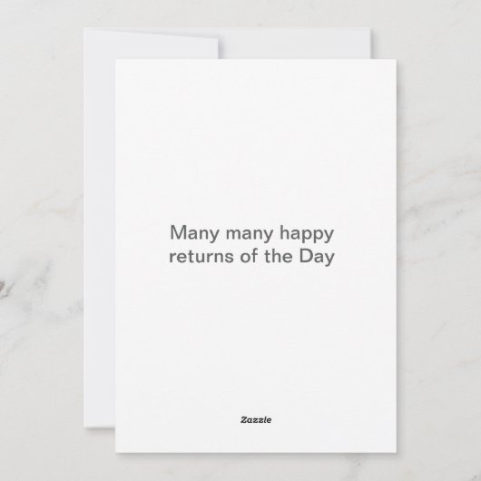 ボイレットワイルドフラワーデリケートフローラ誕生日カード シーズンカード (裏面)