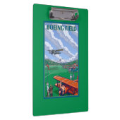 ボイング分野のヴィンテージ旅行ポスター クリップボード (右)