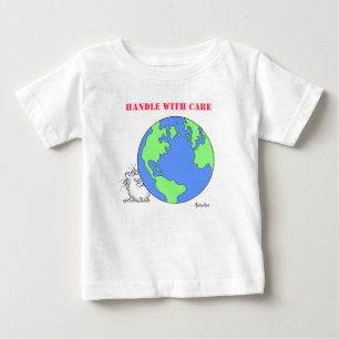 ボイントン気に猫の柄 ベビーTシャツ