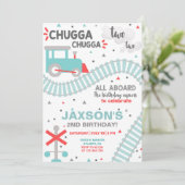 ボイ・トレイン2回目の誕生日の招待状。invitati 招待状 (スタンド正面)