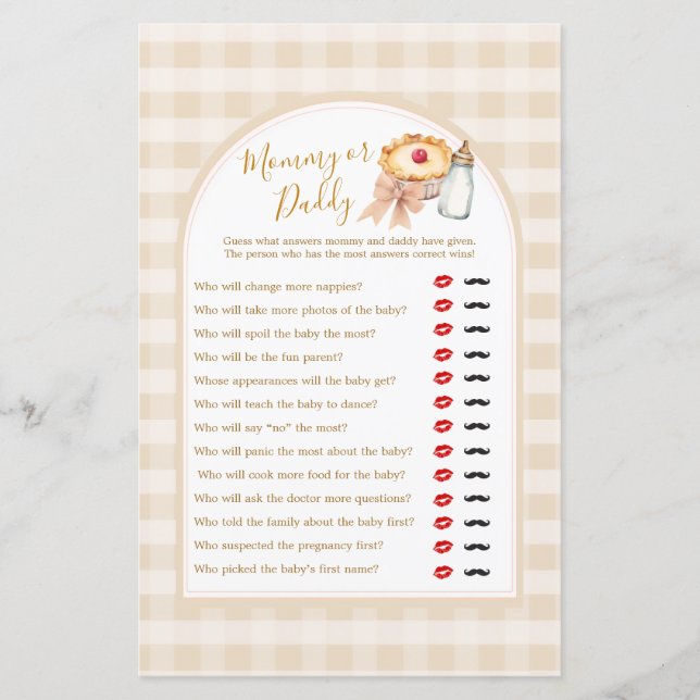 ボウかわいこちゃんパイパステルギンガムモンミーダディーゲーム (正面)