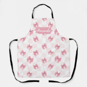 ボウかわいらしエプロン,キッチン,焼き,調理師,シェフエプロン エプロン (正面)