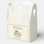 ボウかわいらしホを敷く水彩鹿 フェイバーボックス (オープン)