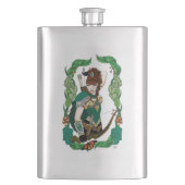 ボウアンドアローウッドランド小妖精や小人 フラスク (正面)