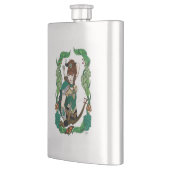 ボウアンドアローウッドランド小妖精や小人 フラスク (左)