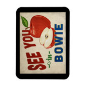 ボウィーメリーランドアップル – ヴィンテージ旅行 マグネット (縦)