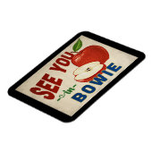 ボウィーメリーランドアップル – ヴィンテージ旅行 マグネット (左側)