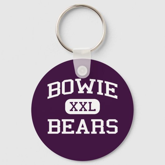 ボウイ – ベアーズ – ボウイ高校 – エルパソテキサス州 キーホルダー (正面)