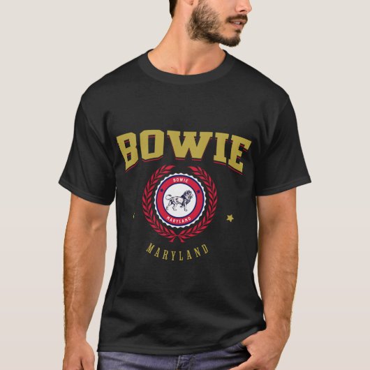 ボウイ メリーランド州 Tシャツ (正面)