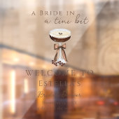 ボウエスプレッソマルティーニブライダルシャワーウェルカムサイン ウィンドウサイン (シート2)