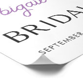 ボウエスプレッソマルティーニブライダルシャワー- 16x20 ポスター (角)