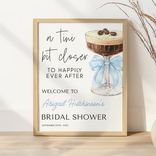 ボウエスプレッソマルティーニブライダルシャワー- 16x20 ポスター