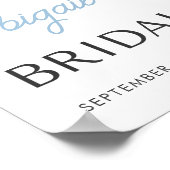 ボウエスプレッソマルティーニブライダルシャワー- 16x20 ポスター (角)