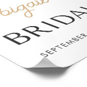 ボウエスプレッソマルティーニブライダルシャワー- 16x20 ポスター (角)