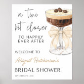 ボウエスプレッソマルティーニブライダルシャワー- 16x20 ポスター (正面)