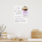 ボウエスプレッソマルティーニブライダルシャワー- 18x24 ポスター (キッチン)