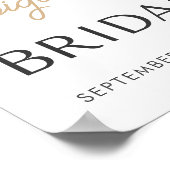 ボウエスプレッソマルティーニブライダルシャワー- 18x24 ポスター (角)