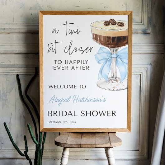 ボウエスプレッソマルティーニブライダルシャワー- 18x24 ポスター