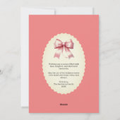 ボウエレガントコーラル赤面クリスマスフォトコラージュ シーズンカード (裏面)