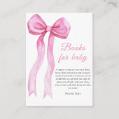 ボウエレガントベビー書要求 エンクロージャーカード (正面)