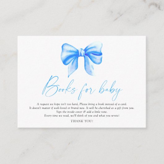 ボウエレガントベビー書要求 エンクロージャーカード (正面)