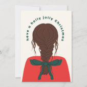 ボウガールクリスマス シーズンカード (正面)