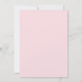 ボウガール付きトイレデジュイ赤ちゃんシャワー 招待状 (裏面)