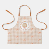 ボウギンガムキッズベーキング誕生日パーティー エプロン (正面)