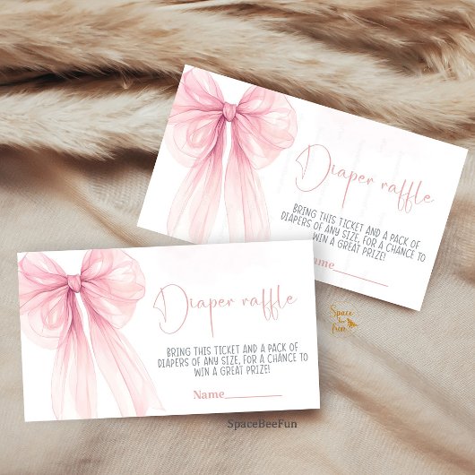 ボウコケット赤ちゃんシャワー エンクロージャーカード