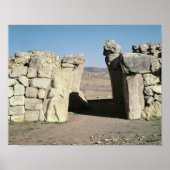 ボウシャの城壁から出た王さまの門 ポスター (正面)