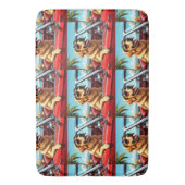 ボウシー犬のバスルームのマット バスマット (正面縦)