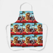 ボウシー犬 エプロン (正面)