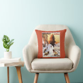 ボウジェポスターのSledding、スキー クッション (椅子)