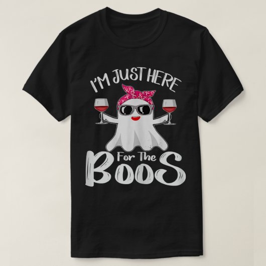 ボウスワインハロに来たばかりの女性おもしろいたち Tシャツ (デザイン正面)