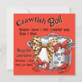 ボウズとクロウフィッシュのポットを持つマムシ沸騰パーティー シーズンカード (正面)