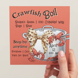 ボウズとクロウフィッシュのポットを持つマムシ沸騰パーティー シーズンカード